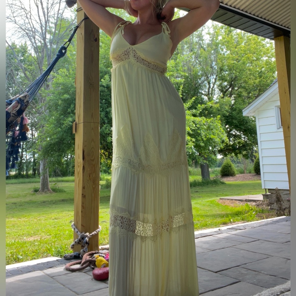 Pastel Yellow Sundress